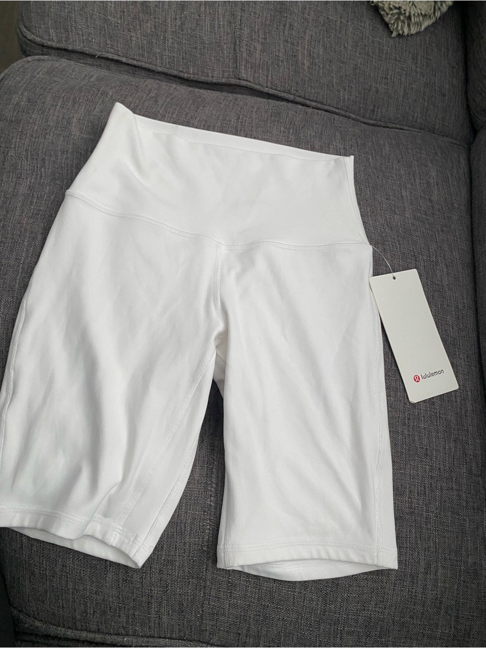 lululemon athletica White High-Rise Bike Shorts